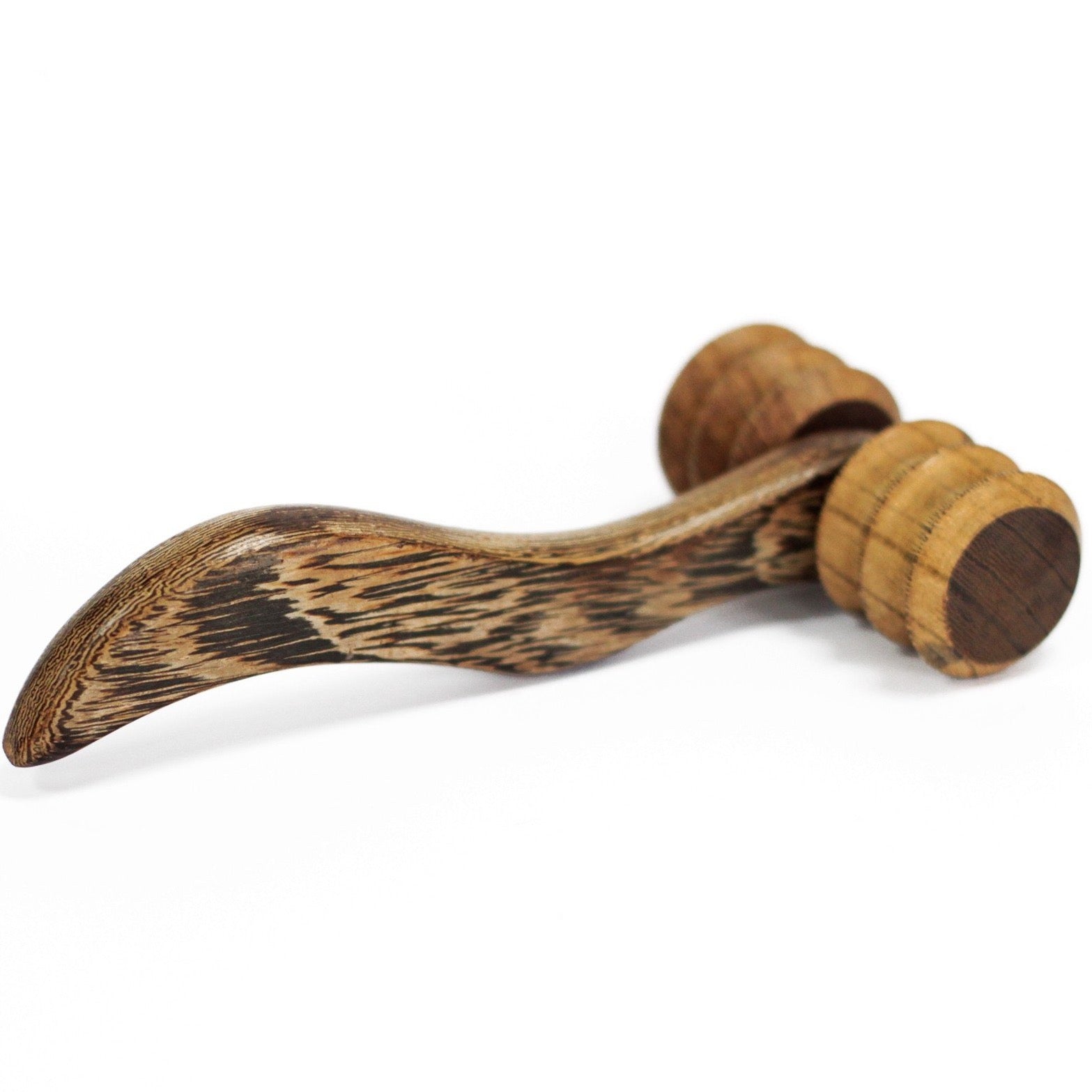 Wooden store roller massager